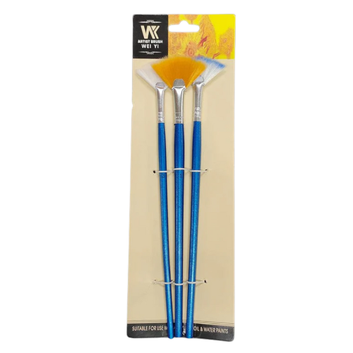 3Pc Fan Brush Set