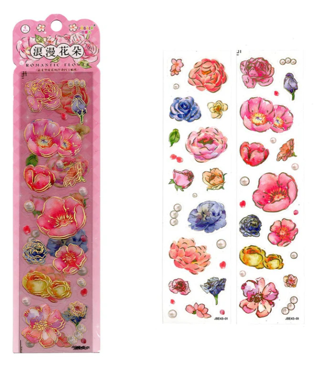 Floral Theme Stickers